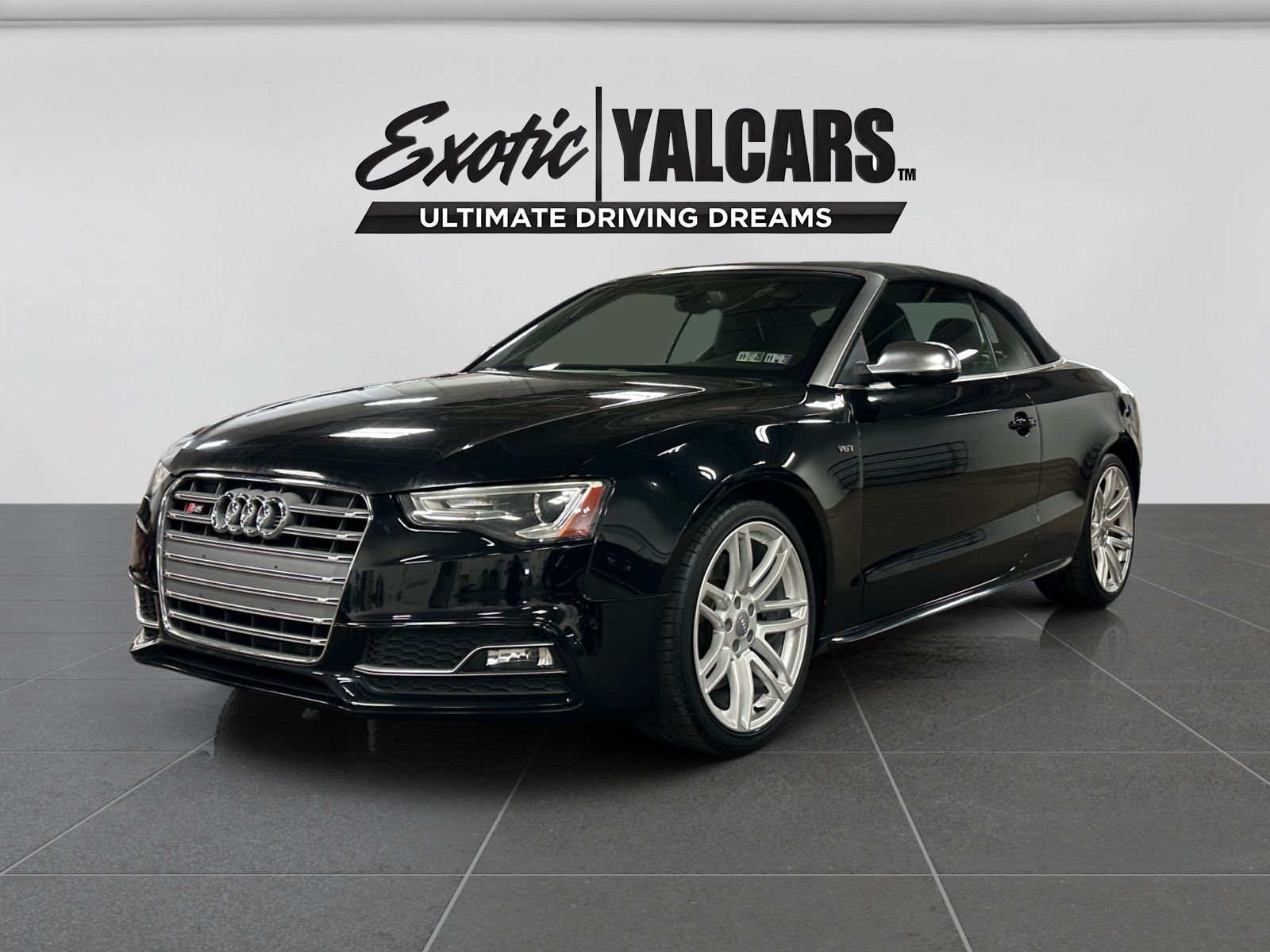 Blue 2015 Audi S5 3.0T quattro Premium Plus Cabriolet AWD Convertible All-Wheel Drive 7-Speed Automatic