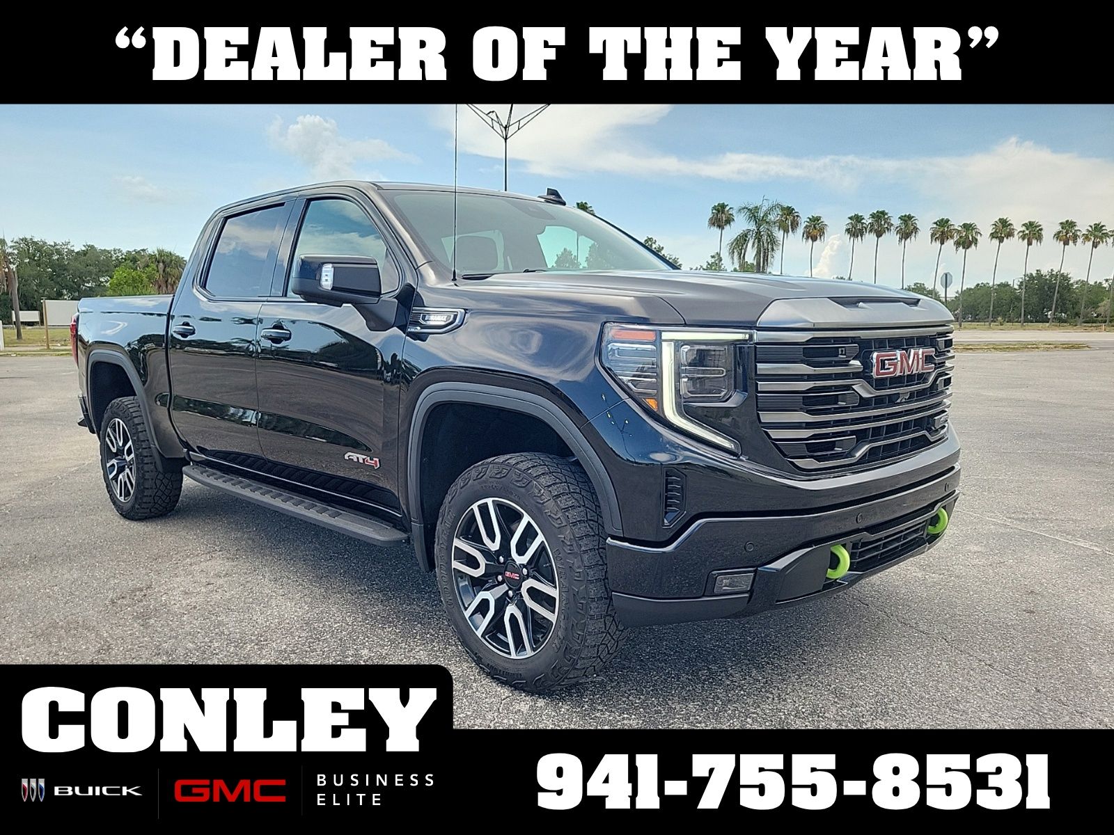 Onyx Black 2023 GMC Sierra 1500 Pickup Truck Four-Wheel Drive Automatic