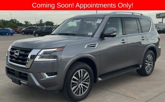 Gray (Gun Metallic) 2024 Nissan Armada SL 4WD SUV / Crossover Four-Wheel Drive 7-Speed Automatic