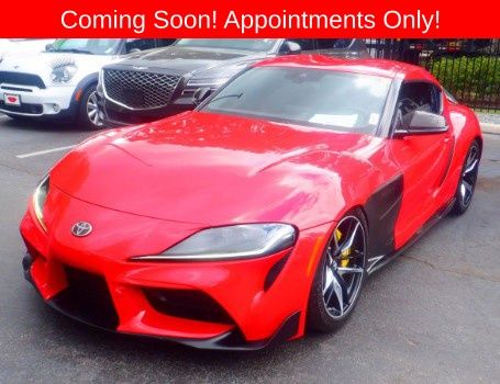 Renaissance Red 2022 Toyota Supra 3.0 RWD Coupe Rear-Wheel Drive 8-Speed Automatic