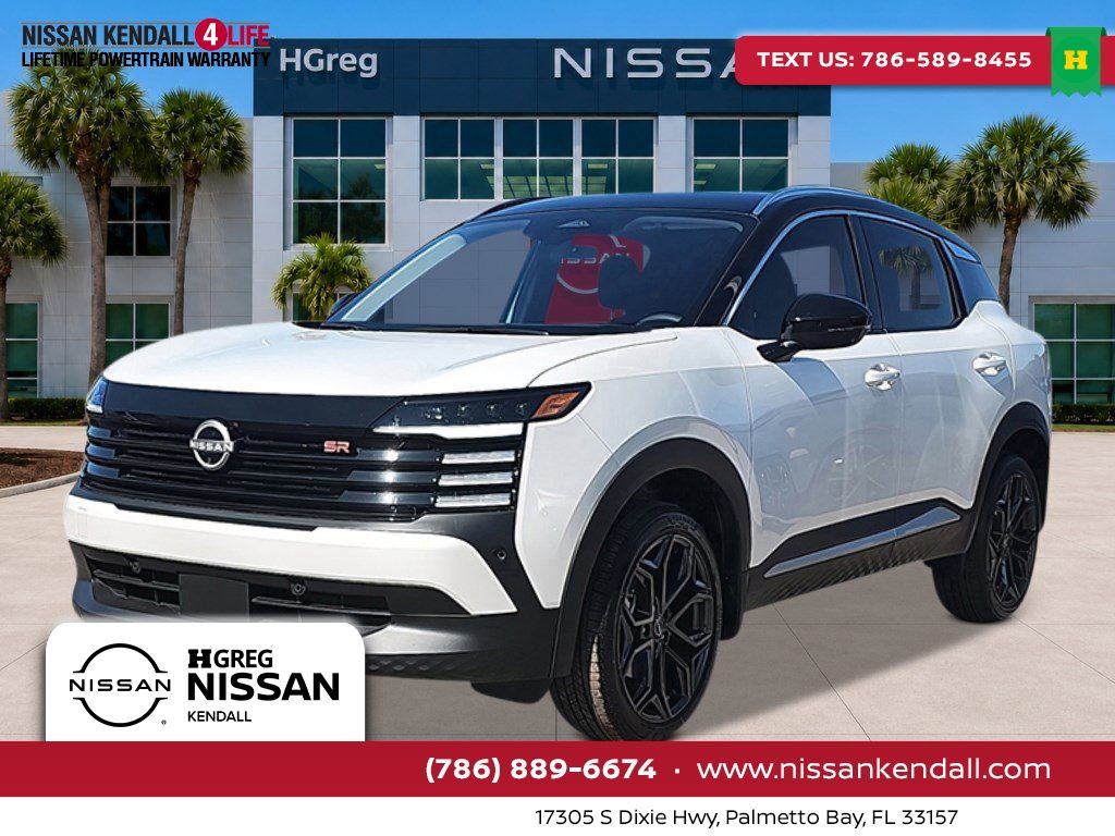 Aspen White/Super Black 2026 Nissan Kicks SUV / Crossover Front-Wheel Drive Continuously Variable Transmission