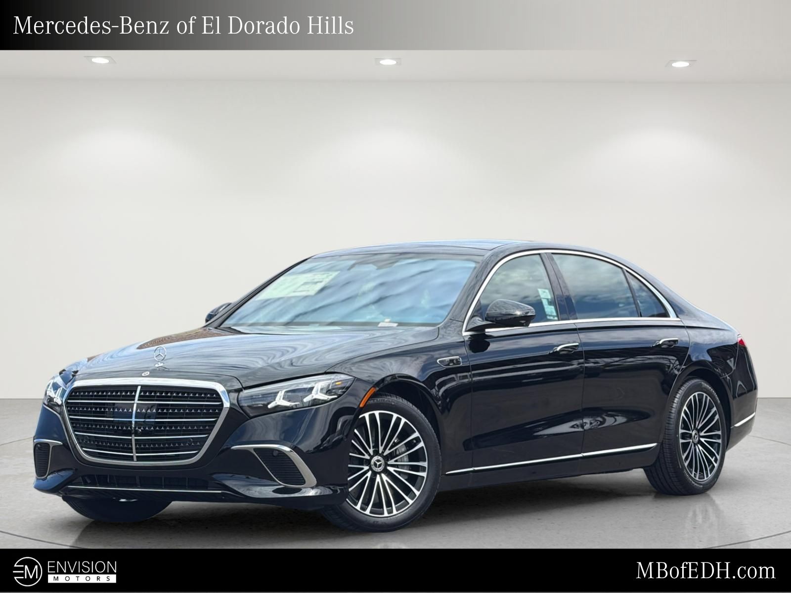 Black 2027 Mercedes-Benz S-Class Sedan All-Wheel Drive 9-Speed Automatic