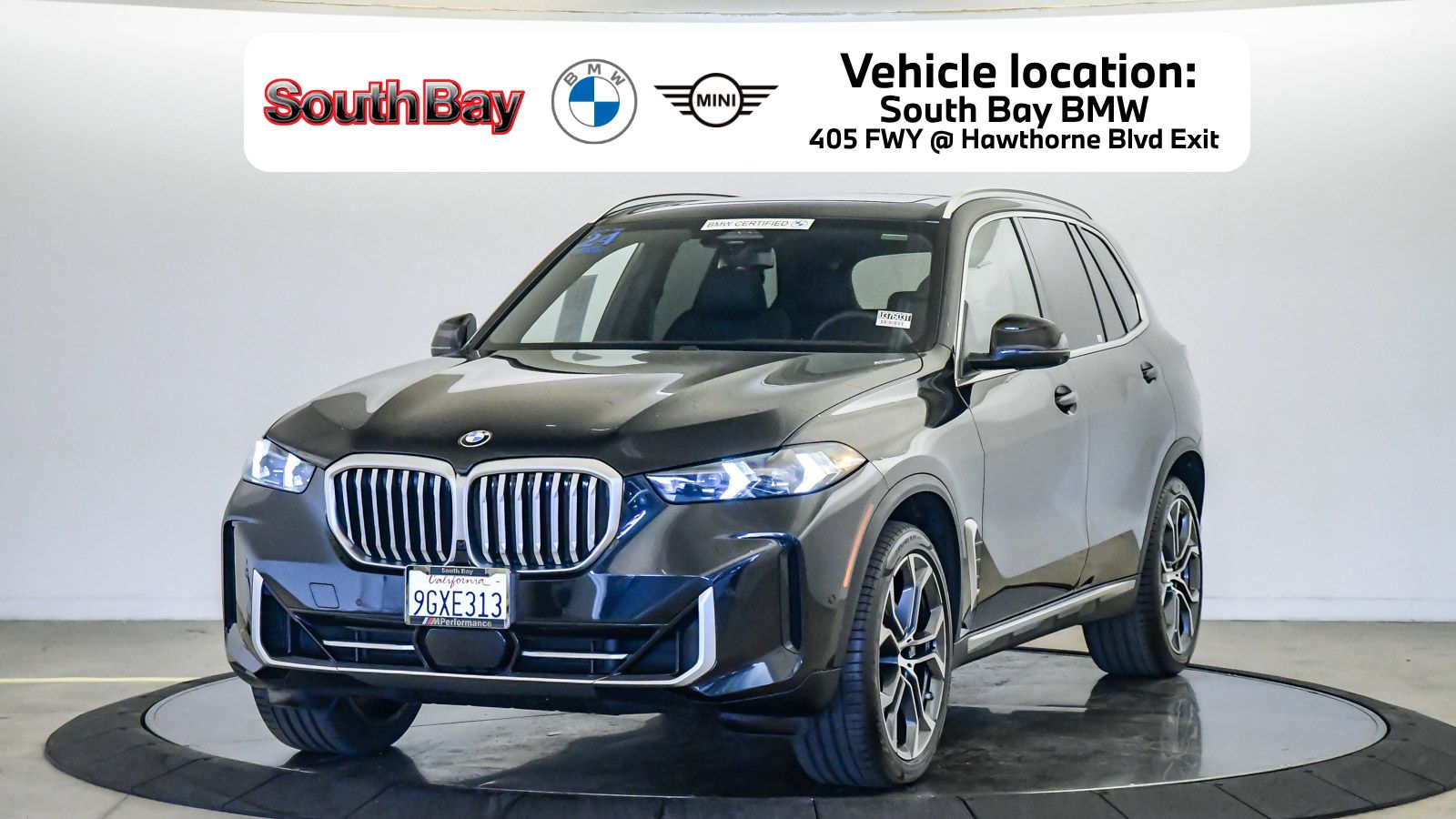 Black Sapphire Metallic 2024 BMW X5 sDrive40i RWD SUV / Crossover Rear-Wheel Drive 8-Speed Automatic