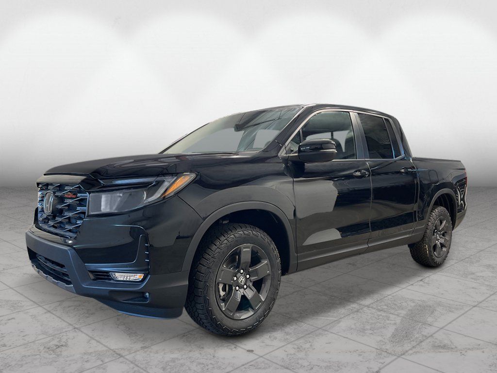 Crystal Black Pearl 2026 Honda Ridgeline Pickup Truck All-Wheel Drive 9-Speed Automatic