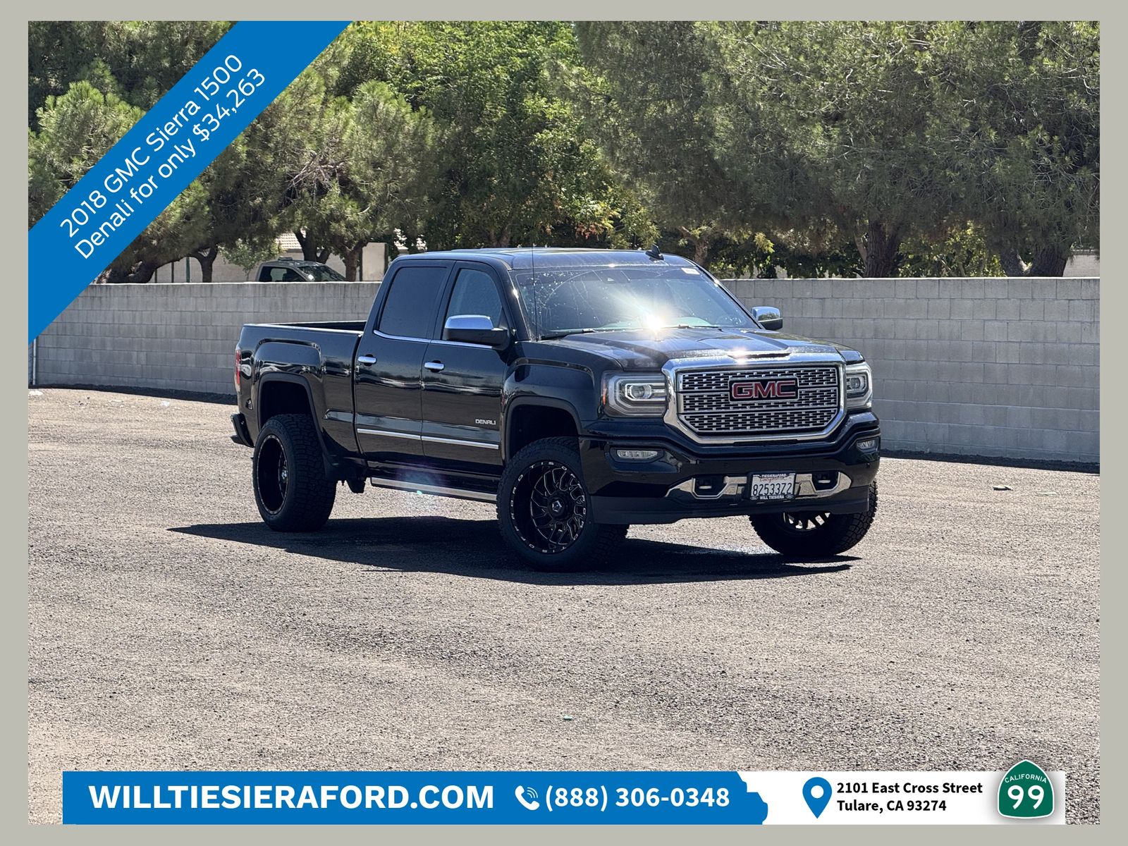  2018 GMC Sierra 1500 Denali Crew Cab 4WD   