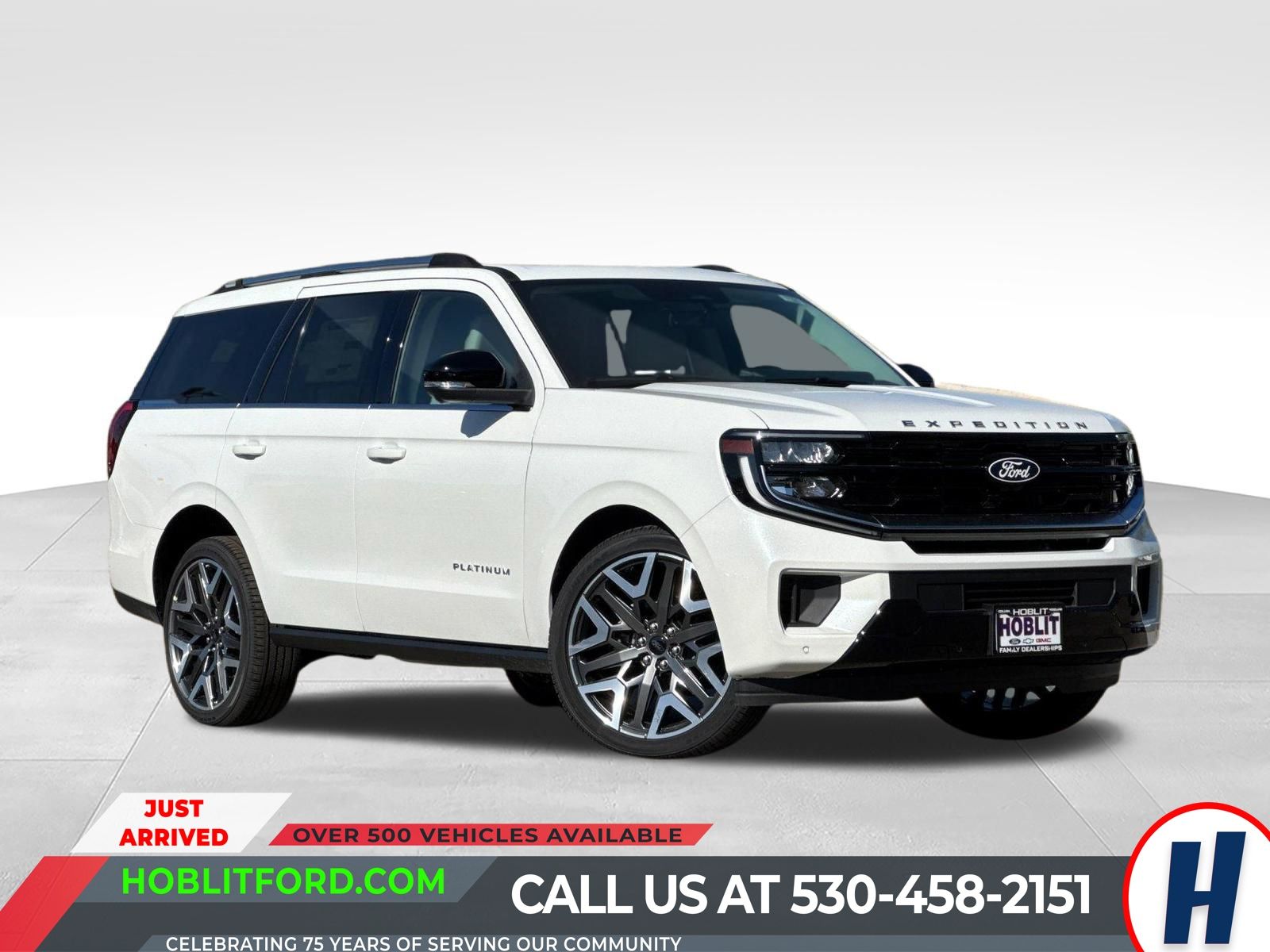 Star White Metallic Tri-Coat 2027 Ford Expedition SUV / Crossover Four-Wheel Drive Automatic