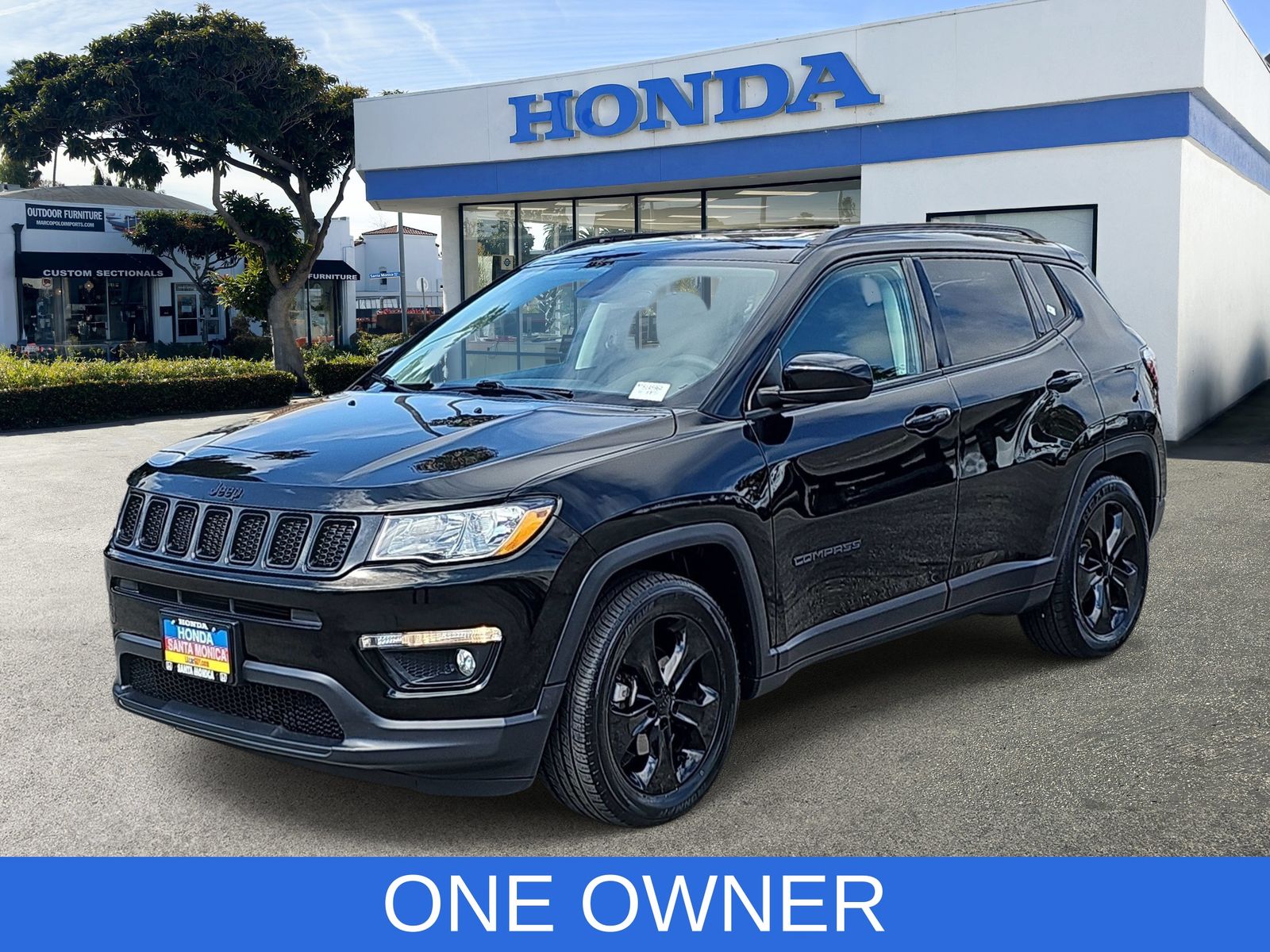 Diamond Black Crystal Pearlcoat 2021 Jeep Compass SUV / Crossover Front-Wheel Drive 6-Speed Automatic