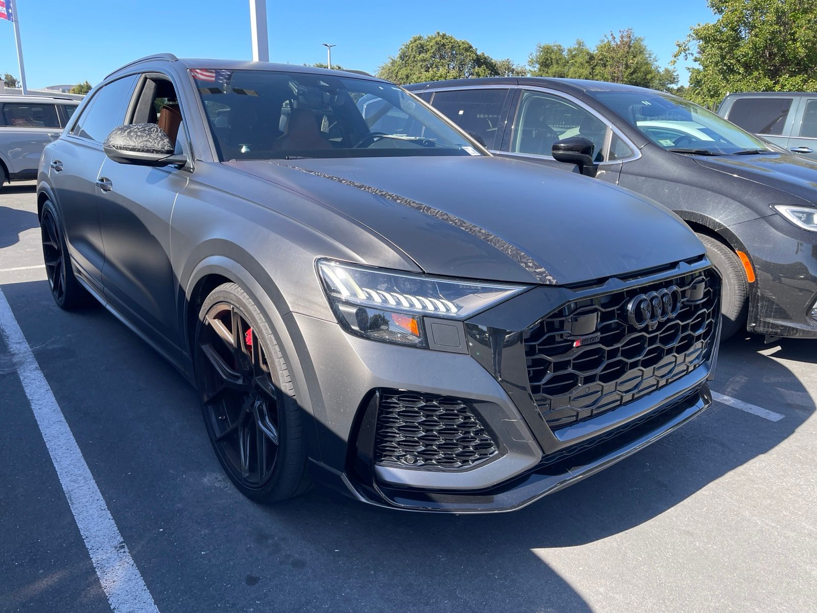 Orca Black Metallic 2021 Audi RS Q8 SUV / Crossover All-Wheel Drive 8-Speed Automatic