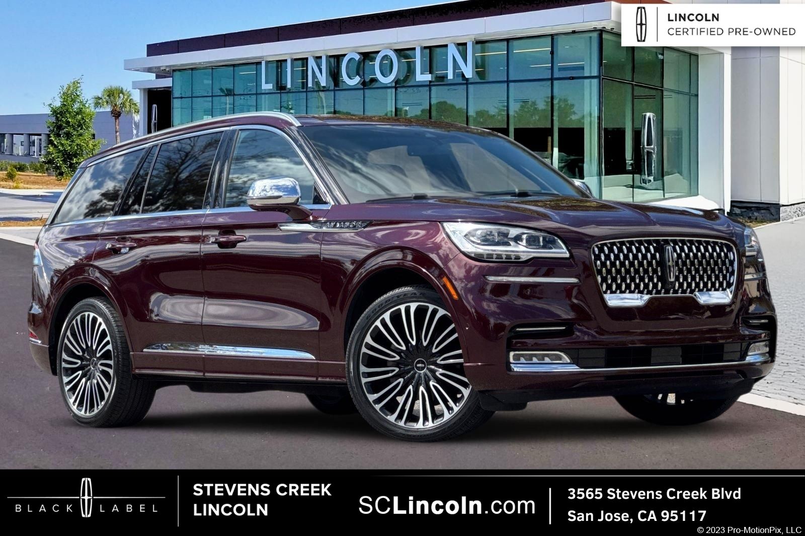 Red (Burgundy) 2022 Lincoln Aviator SUV / Crossover All-Wheel Drive Automatic