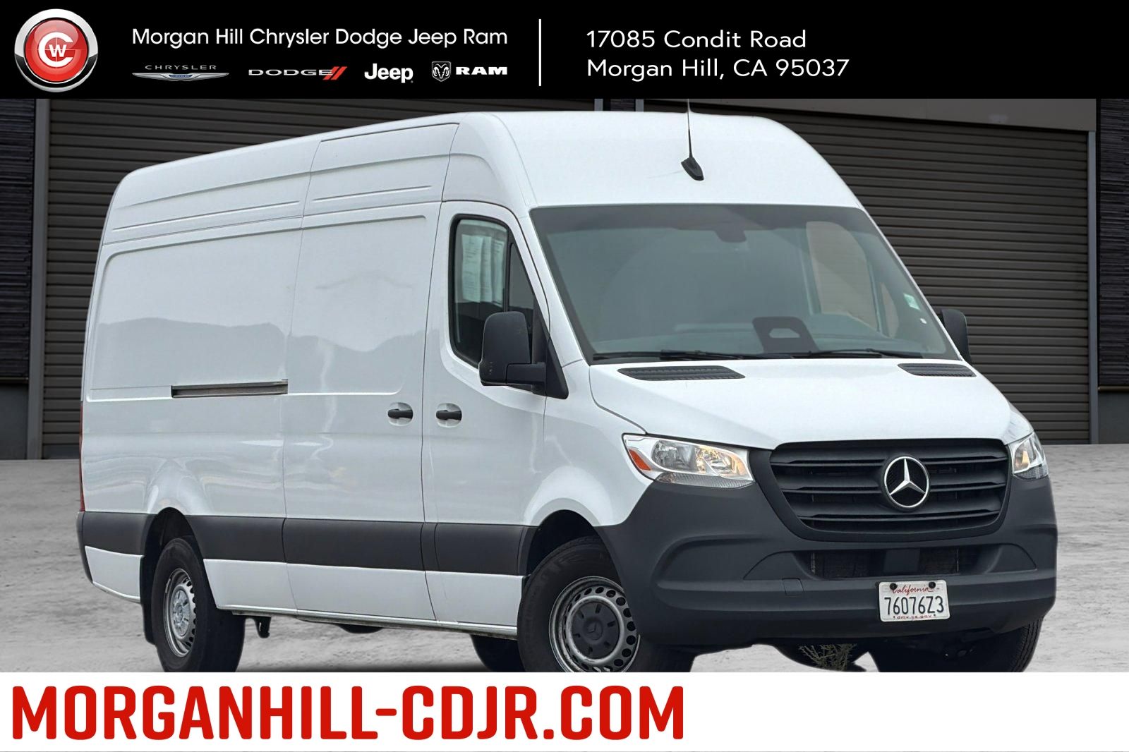 White 2025 Mercedes-Benz Sprinter Cargo Van Rear-Wheel Drive 9-Speed Automatic