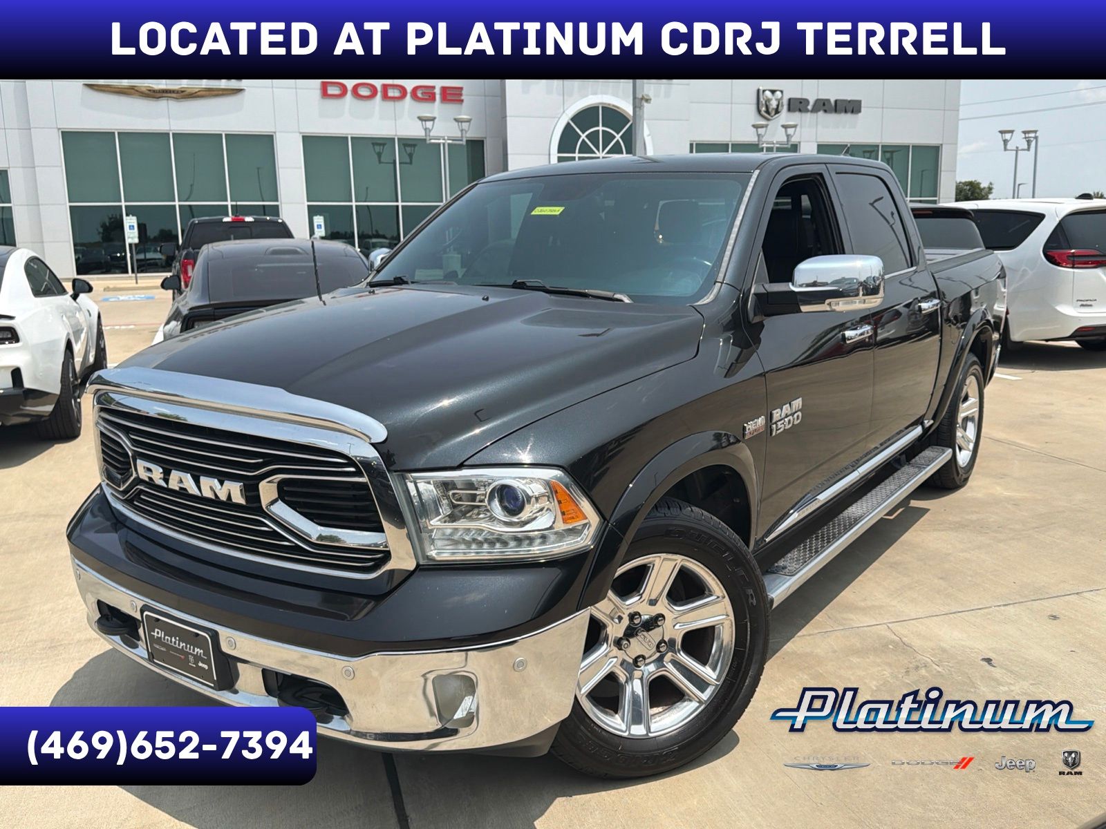 2016 RAM 1500 Negro (Brilliant Black Crystal Pearlcoat) Camioneta Todo terreno 8 velocidades Automática
