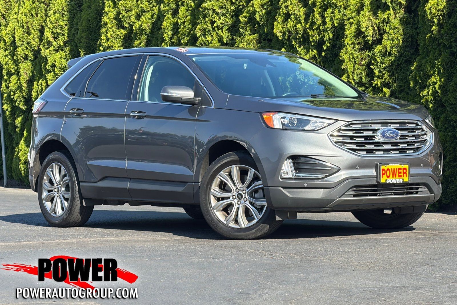 Gray Metallic 2024 Ford Edge SUV / Crossover All-Wheel Drive 8-Speed Automatic