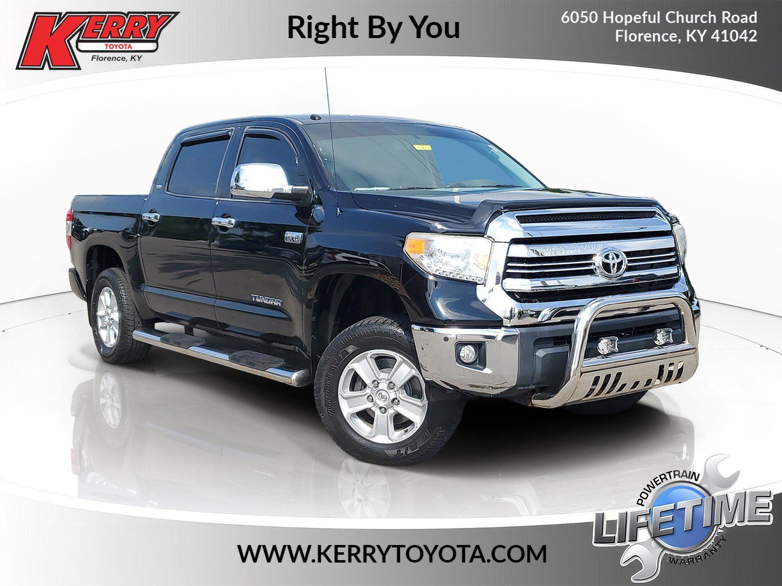 Black 2016 Toyota Tundra Pickup Truck Four-Wheel Drive 6-Speed Automatic Overdrive