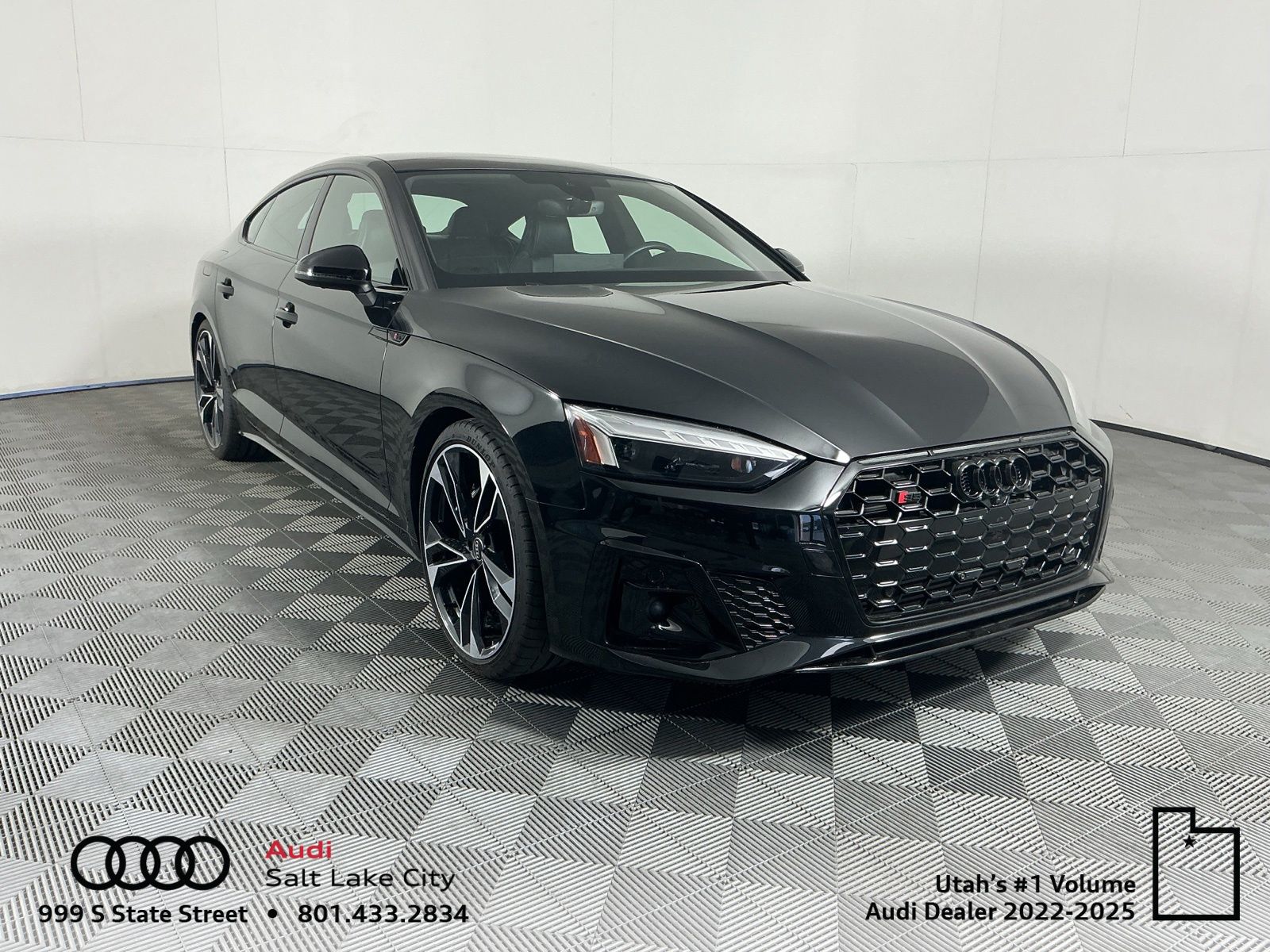 Mythos Black Metallic 2024 Audi S5 Sportback Sedan All-Wheel Drive 8-Speed Automatic