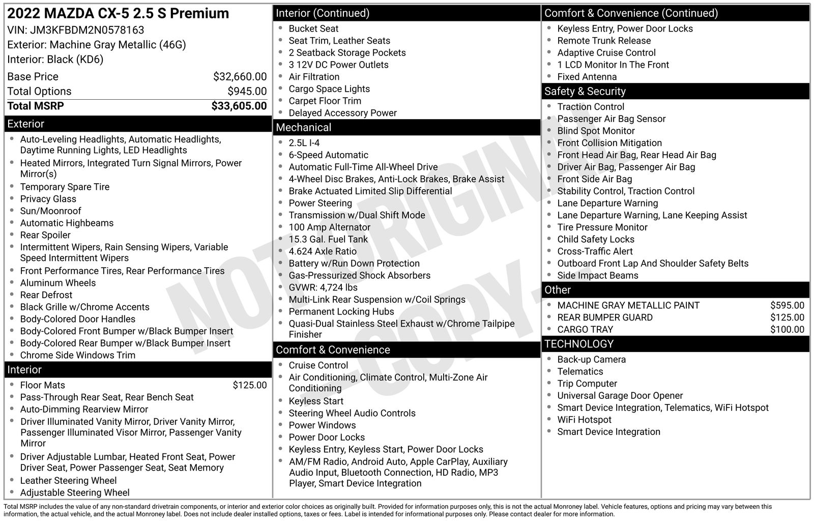 Used Car 2022 Mazda Cx-5  2.5 S Premium Package For Sale Under $30,000 In Austin, Texas