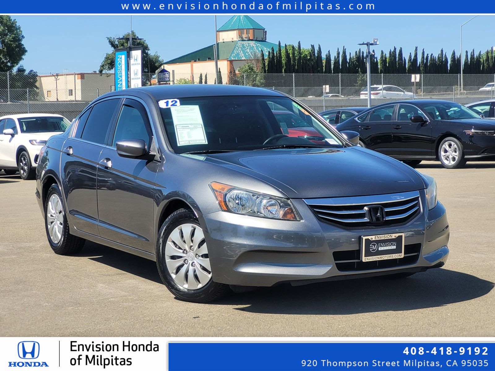 Polished Metal Metallic 2012 Honda Accord LX Sedan Front-Wheel Drive 5-Speed Automatic Overdrive