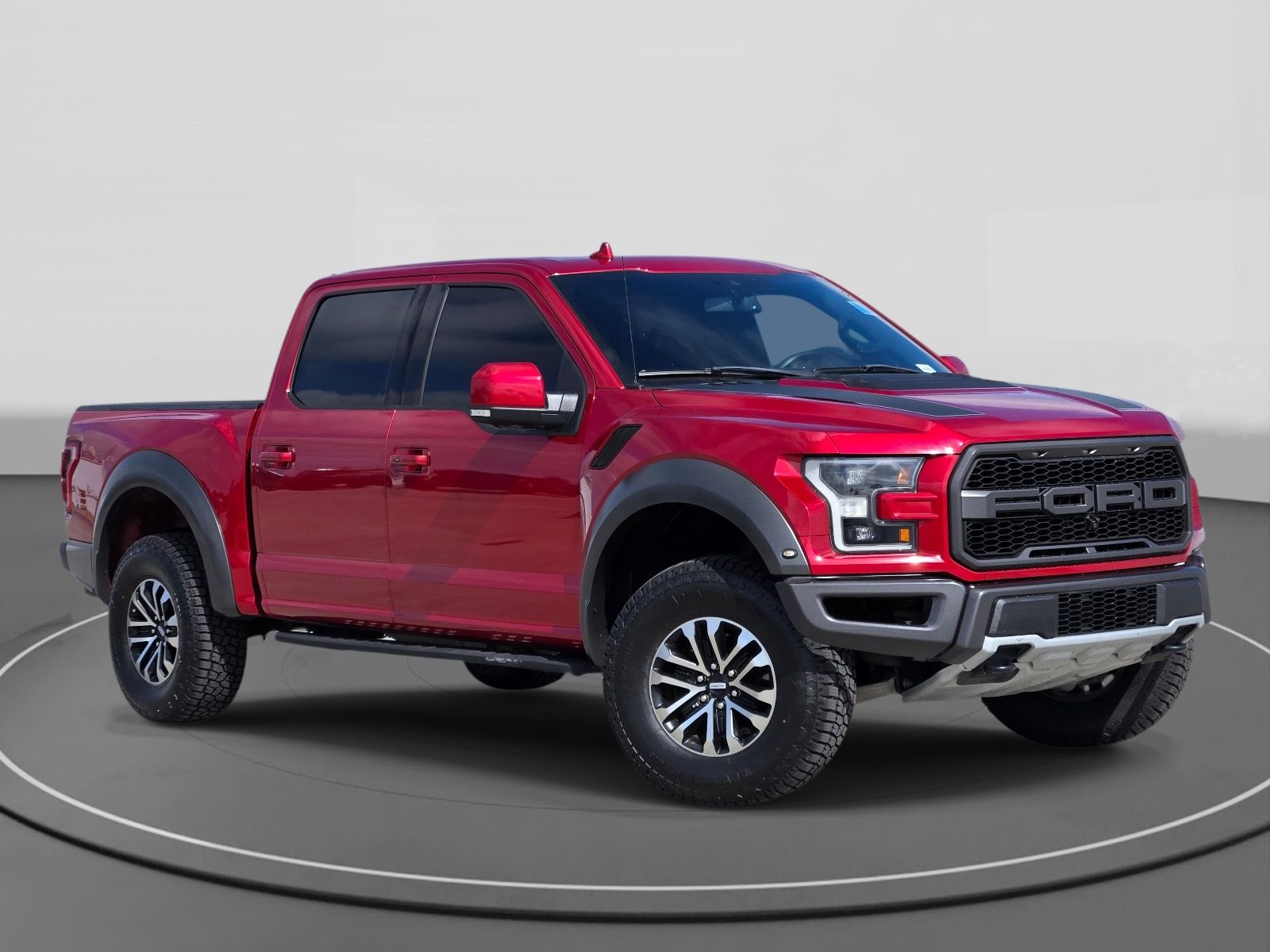 Red Metallic 2020 Ford F-150 Raptor SuperCrew 4WD Pickup Truck Four-Wheel Drive Automatic