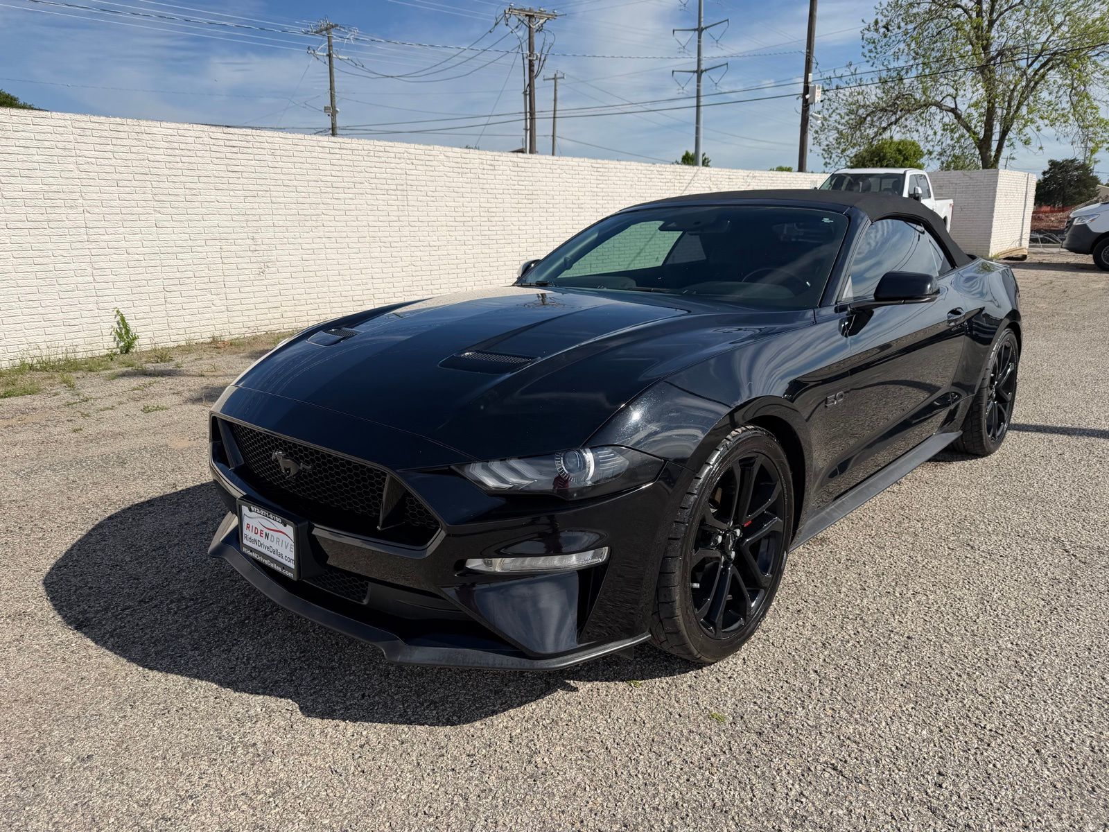 Shadow Black 2018 Ford Mustang GT Premium Convertible RWD Convertible Rear-Wheel Drive Automatic
