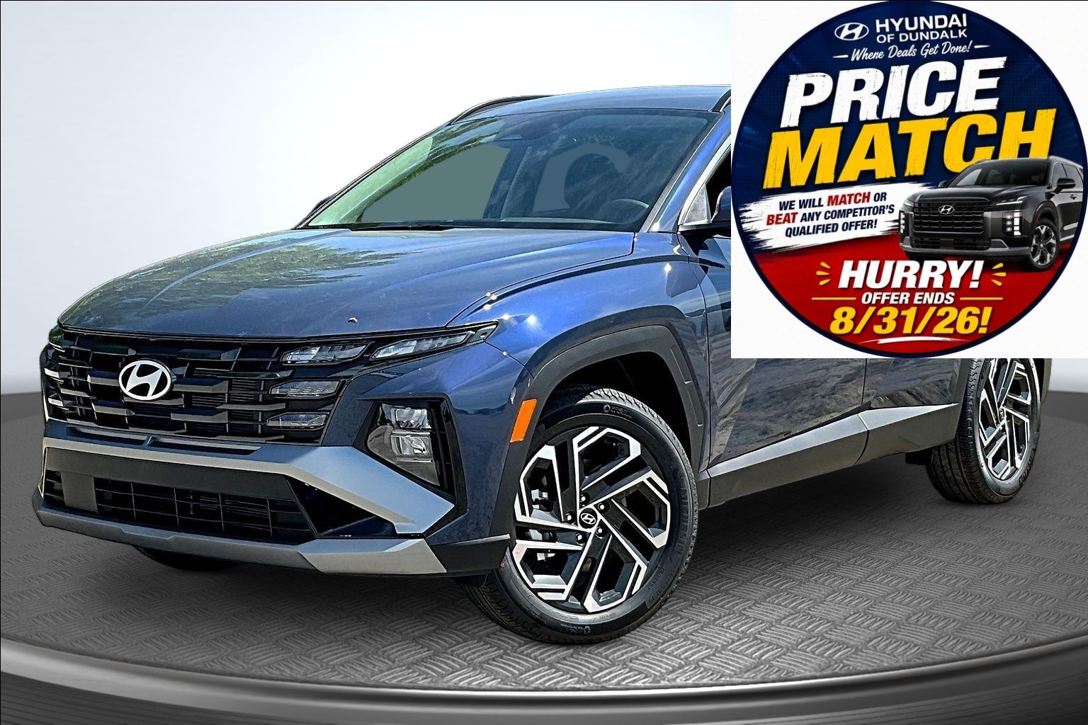 Atlantis Blue 2026 Hyundai Tucson SUV / Crossover Front-Wheel Drive 8-Speed Automatic