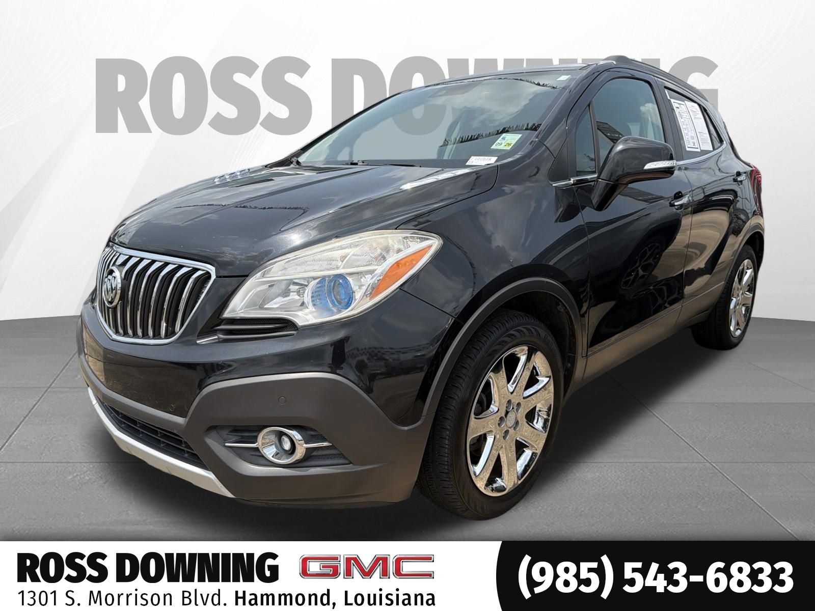 Carbon Black Metallic 2014 Buick Encore SUV / Crossover Front-Wheel Drive 6-Speed Automatic