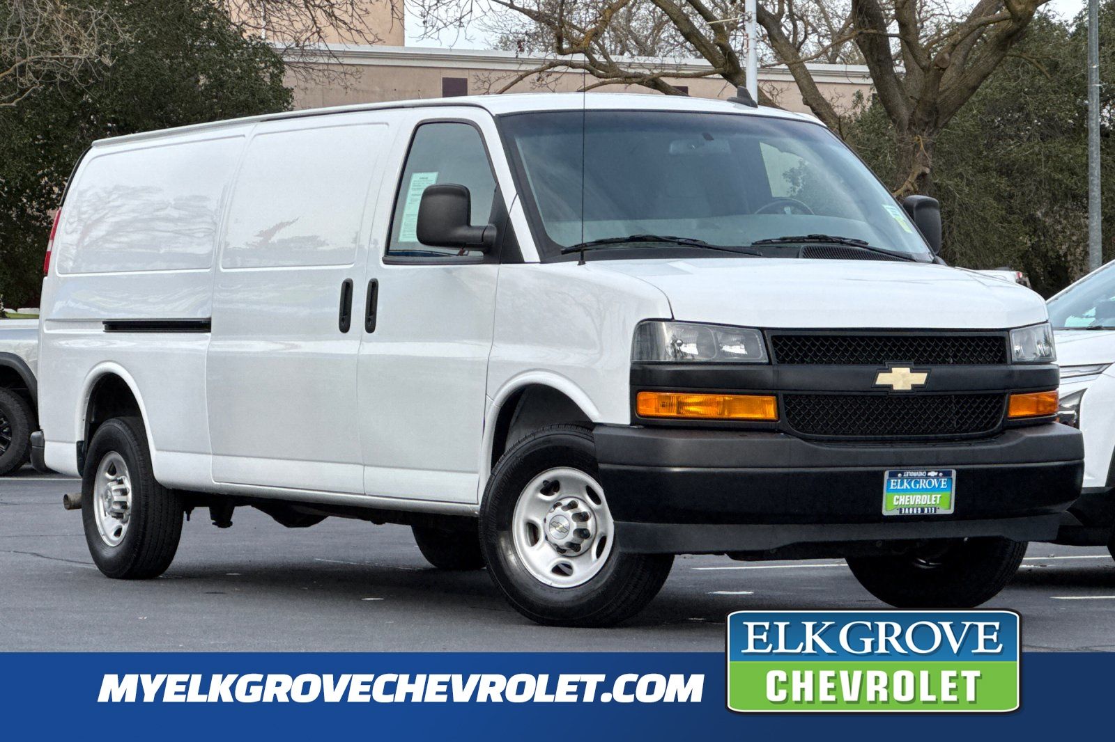 Summit White 2023 Chevrolet Express Cargo Van Rear-Wheel Drive 8-Speed Automatic Overdrive