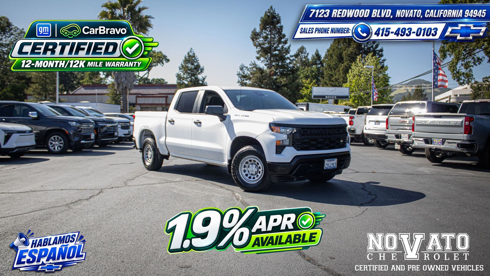 2023 Chevrolet Silverado 1500 Work Truck Crew Cab 4WD