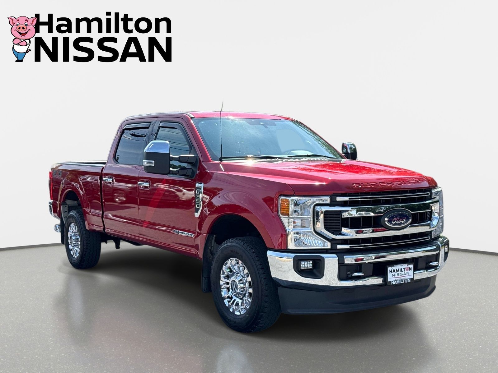 Red Metallic 2020 Ford F-350 Super Duty Pickup Truck Four-Wheel Drive Automatic