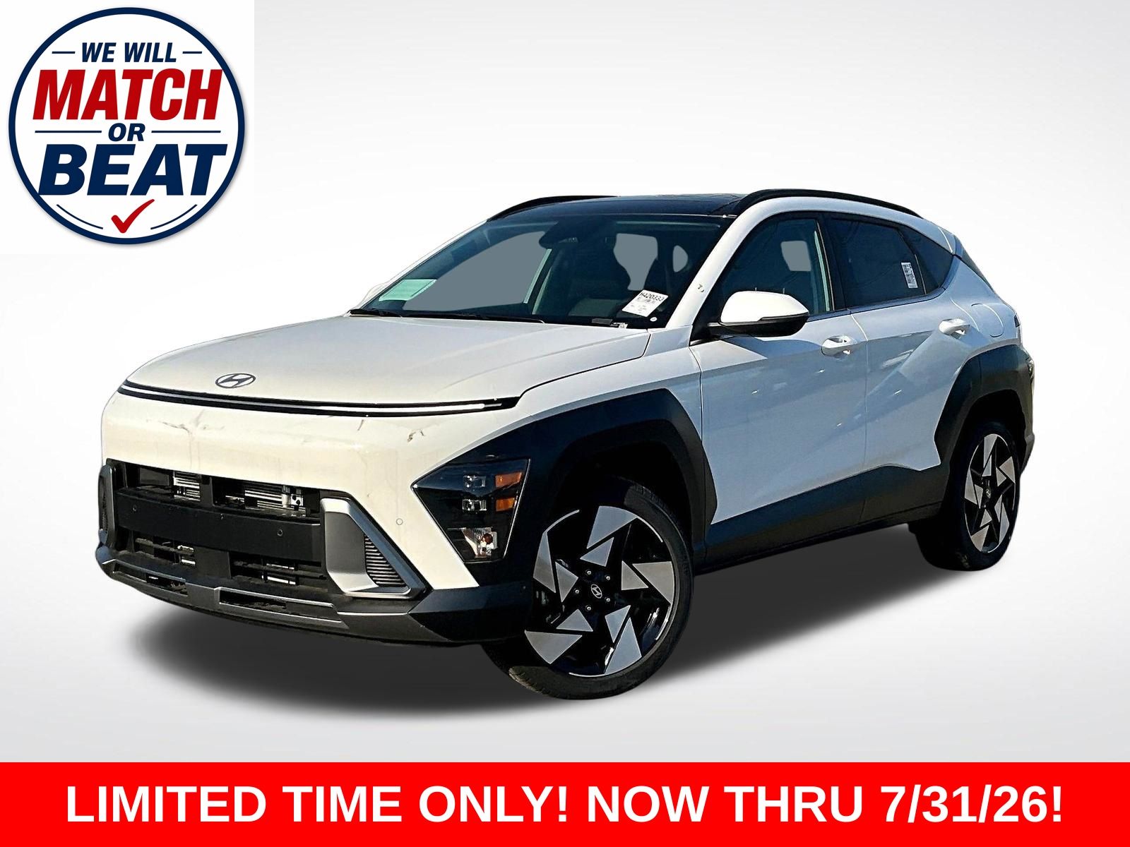 Atlas White 2026 Hyundai Kona SUV / Crossover All-Wheel Drive 8-Speed Automatic