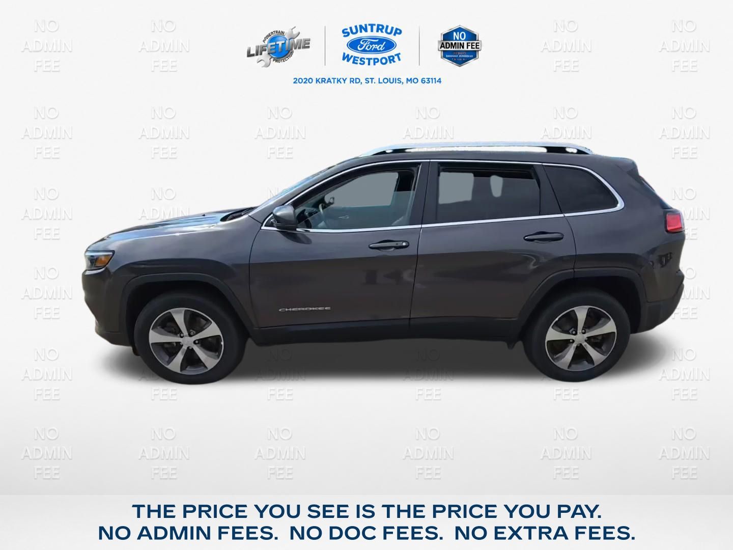 Gray (Granite Crystal Metallic Clearcoat) 2020 Jeep Cherokee SUV / Crossover Four-Wheel Drive 9-Speed Automatic