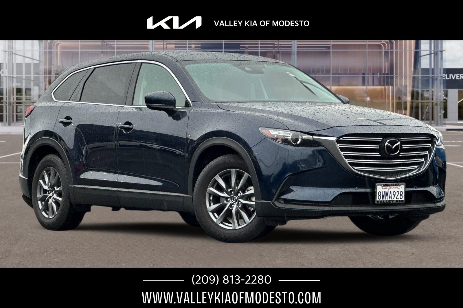Deep Crystal Blue Mica 2021 Mazda CX-9 Touring FWD SUV / Crossover Front-Wheel Drive 6-Speed Automatic