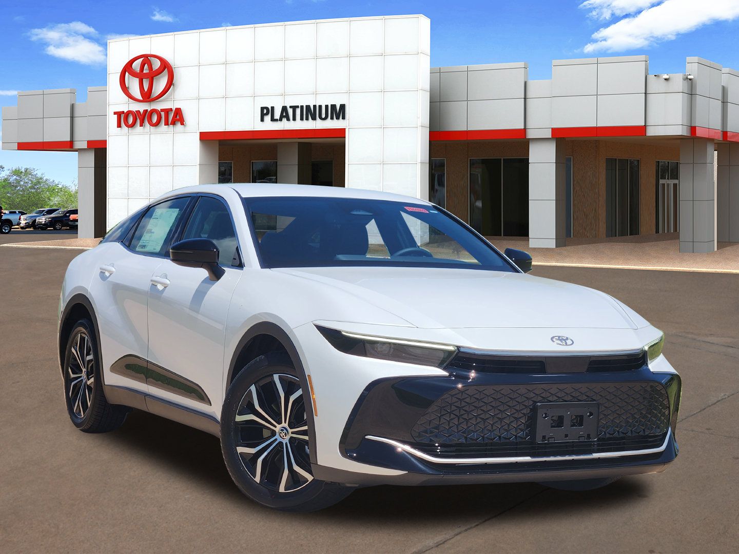 Oxygen White 2026 Toyota Crown Sedan All-Wheel Drive Continuously Variable Transmission