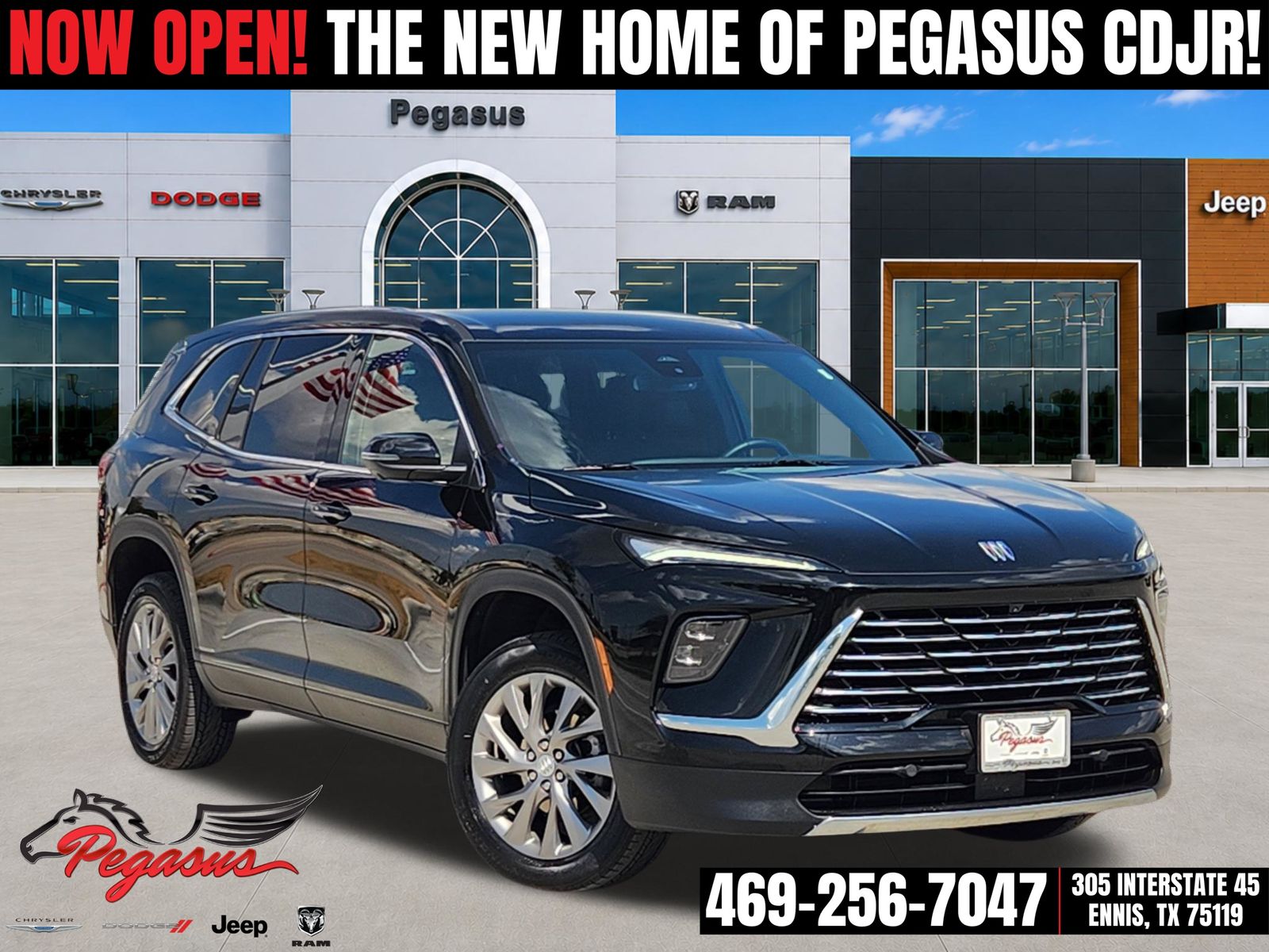 Black (Ebony Twilight Metallic) 2025 Buick Enclave SUV / Crossover Four-Wheel Drive 8-Speed Automatic