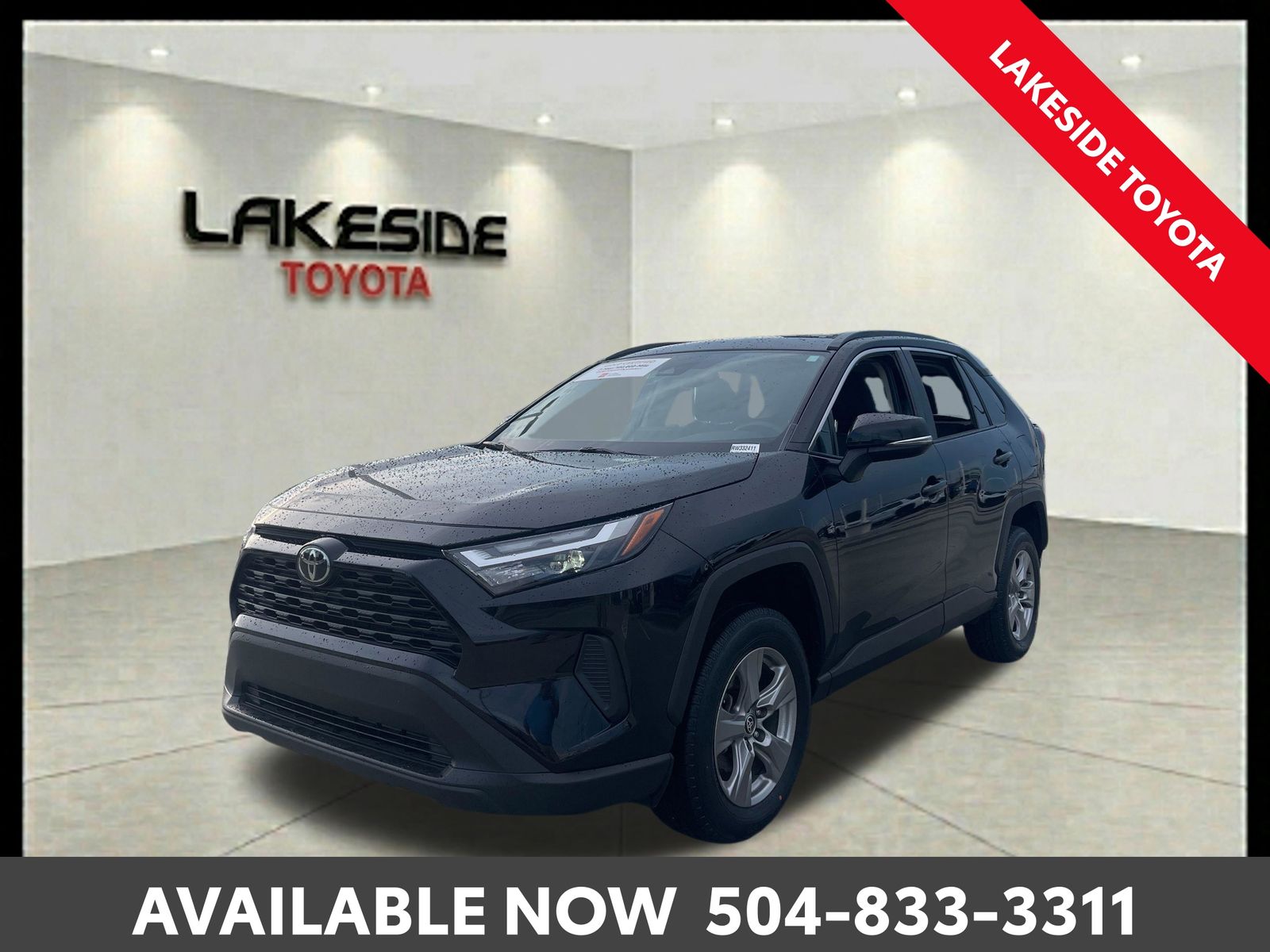 Midnight Black Metallic 2024 Toyota RAV4 SUV / Crossover Front-Wheel Drive 8-Speed Automatic