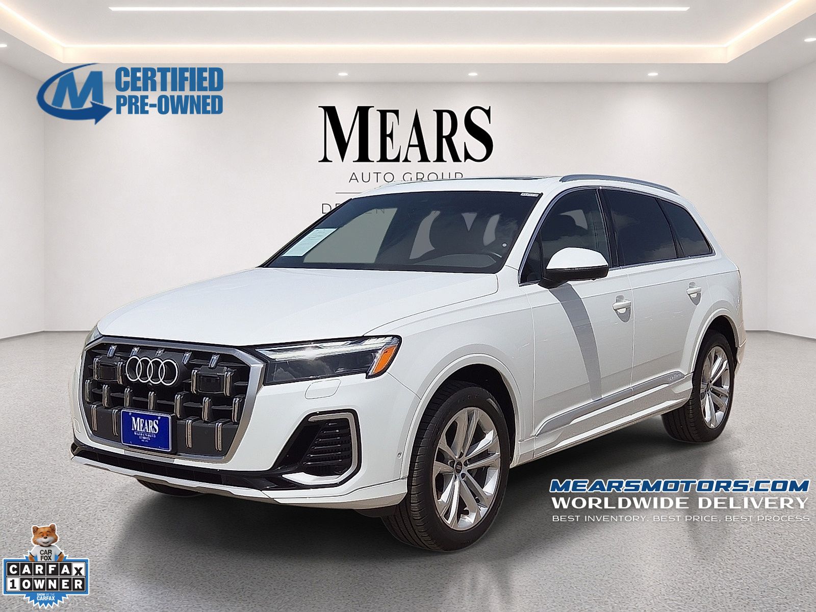 Carrara White 2025 Audi Q7 SUV / Crossover All-Wheel Drive 8-Speed Automatic