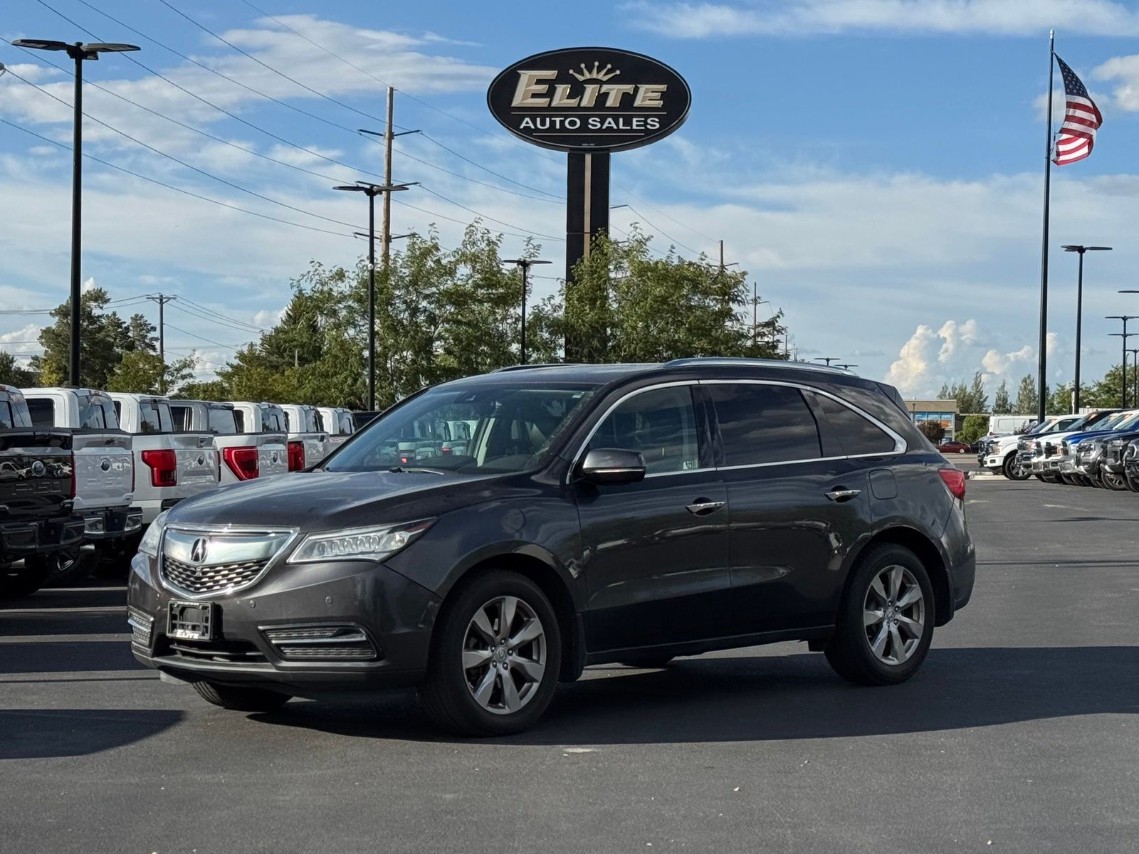Black 2016 Acura MDX SUV / Crossover  9-Speed Automatic