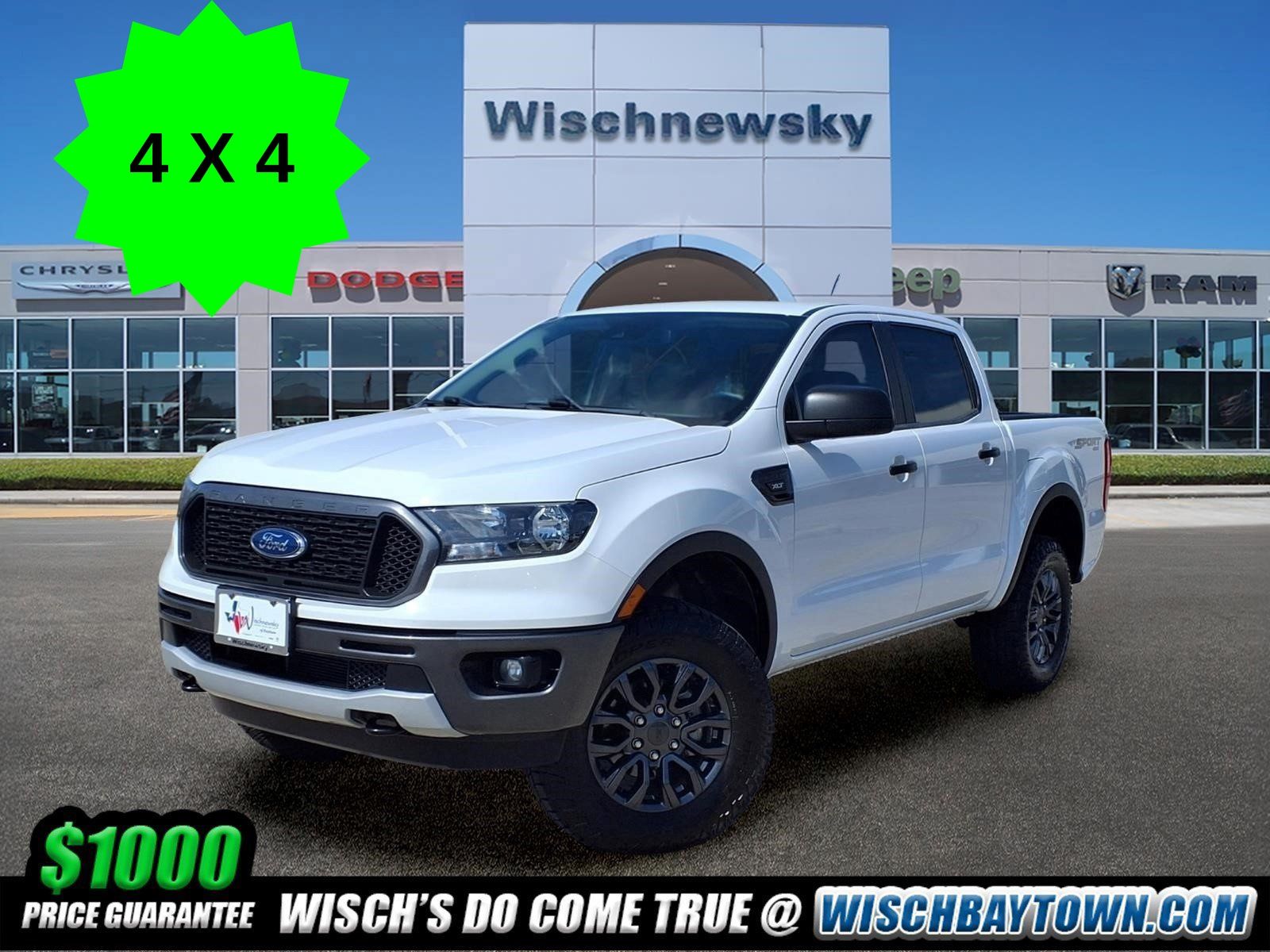 2023 Ford Ranger XLT White at DeMontrond Ford