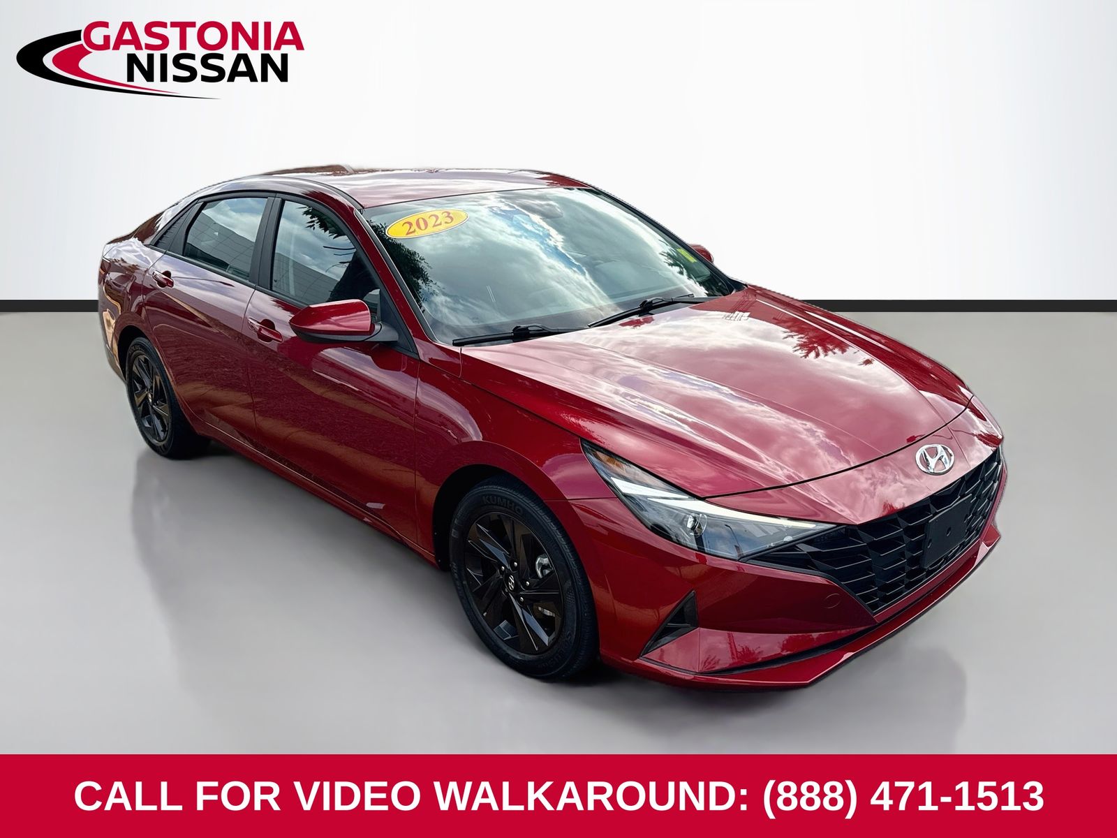 Ultimate Red 2023 Hyundai Elantra Sedan Front-Wheel Drive Continuously Variable Transmission