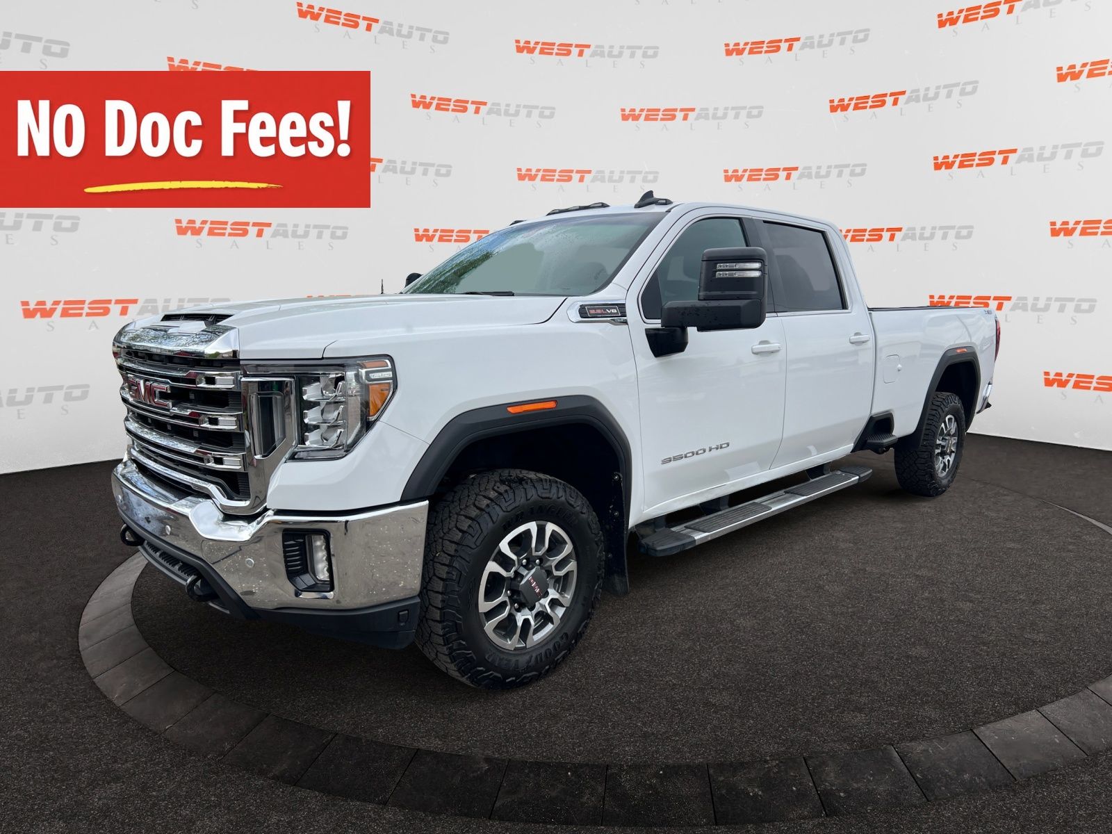 White 2023 GMC Sierra 3500HD Pickup Truck Four-Wheel Drive 6-Speed Automatic