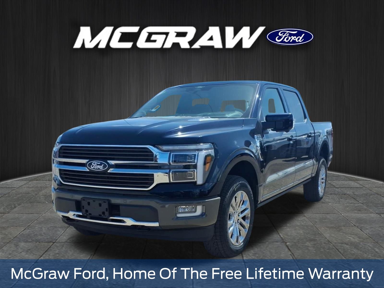 Blue Metallic 2026 Ford F-150 Pickup Truck Four-Wheel Drive Automatic