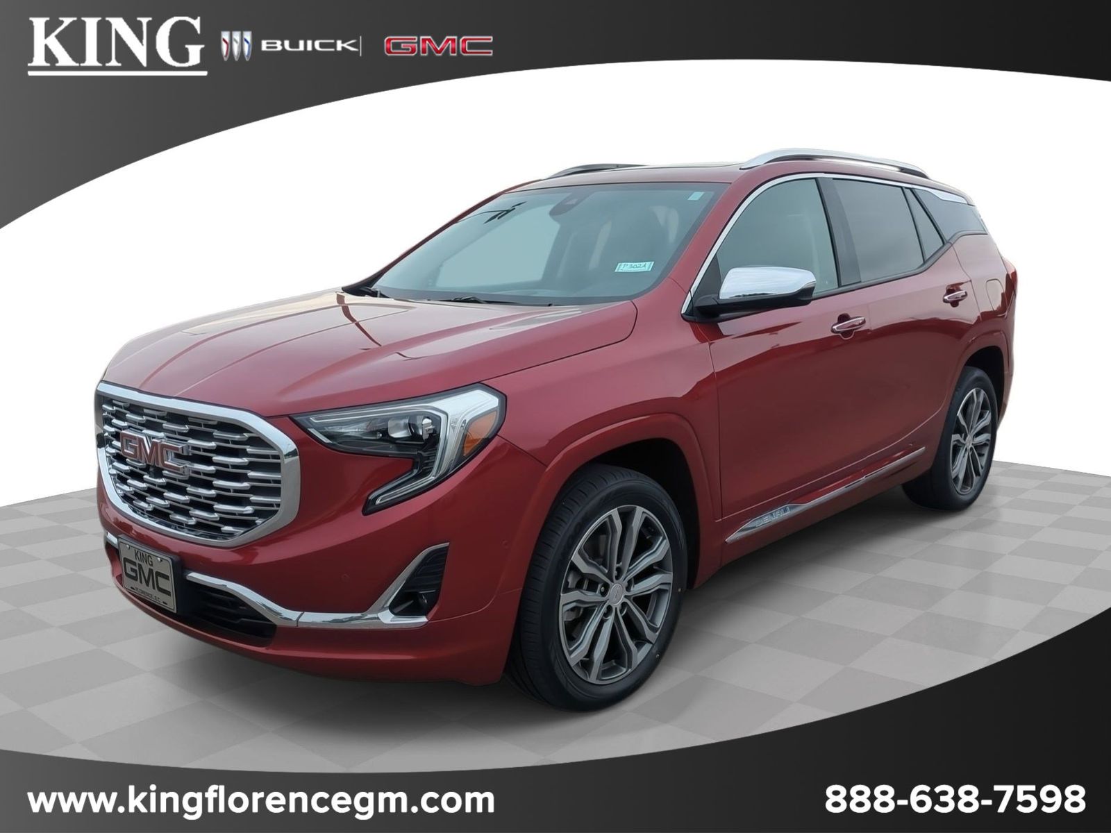 Red Quartz Tintcoat 2020 GMC Terrain Denali AWD SUV / Crossover Four-Wheel Drive 9-Speed Automatic