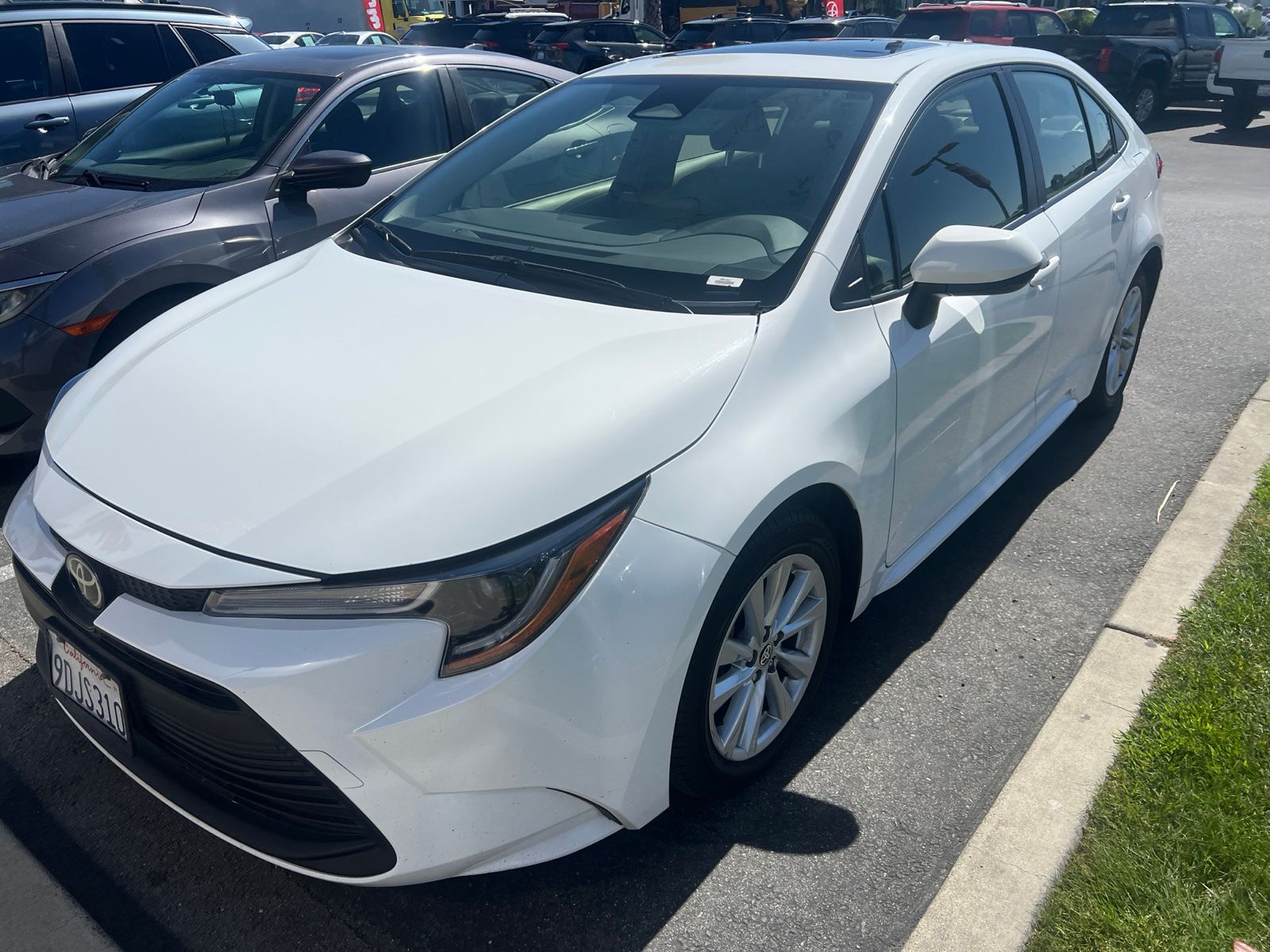 Ice Cap 2023 Toyota Corolla Sedan Front-Wheel Drive Continuously Variable Transmission