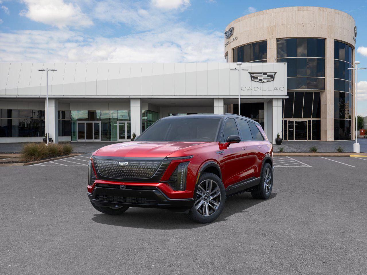 2027 Cadillac VISTIQ Sport Red at Bayway Cadillac of The Woodlands