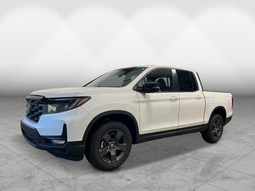 Platinum White Pearl 2026 Honda Ridgeline Pickup Truck All-Wheel Drive 9-Speed Automatic