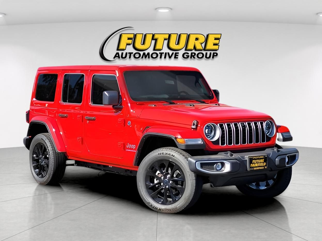 Firecracker Red Clearcoat 2025 Jeep Wrangler 4xe SUV / Crossover Four-Wheel Drive 8-Speed Automatic