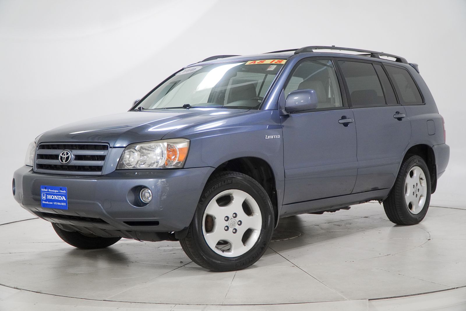 Bluestone Metallic 2006 Toyota Highlander SUV / Crossover All-Wheel Drive 5-Speed Automatic Overdrive