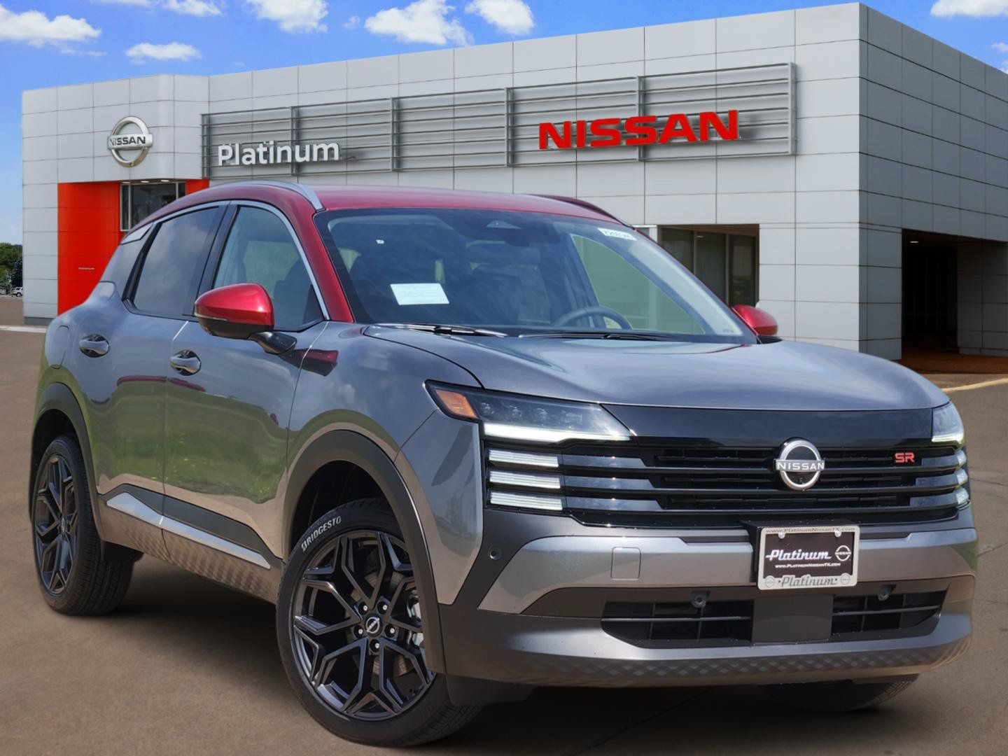 Red (Gun Metallic/Scarlet Ember Tintcoat) 2026 Nissan Kicks SUV / Crossover All-Wheel Drive Continuously Variable Transmission