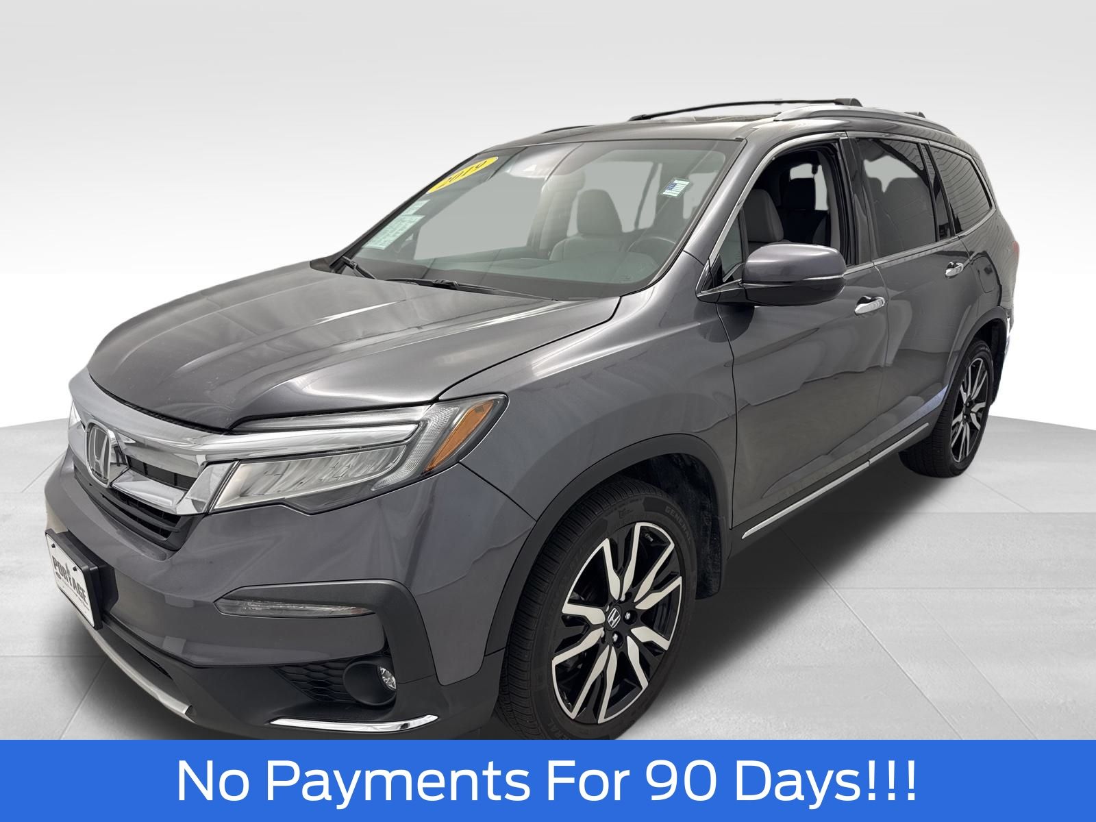 Gray 2019 Honda Pilot Touring AWD with Rear Captain's Chairs SUV / Crossover All-Wheel Drive 9-Speed Automatic