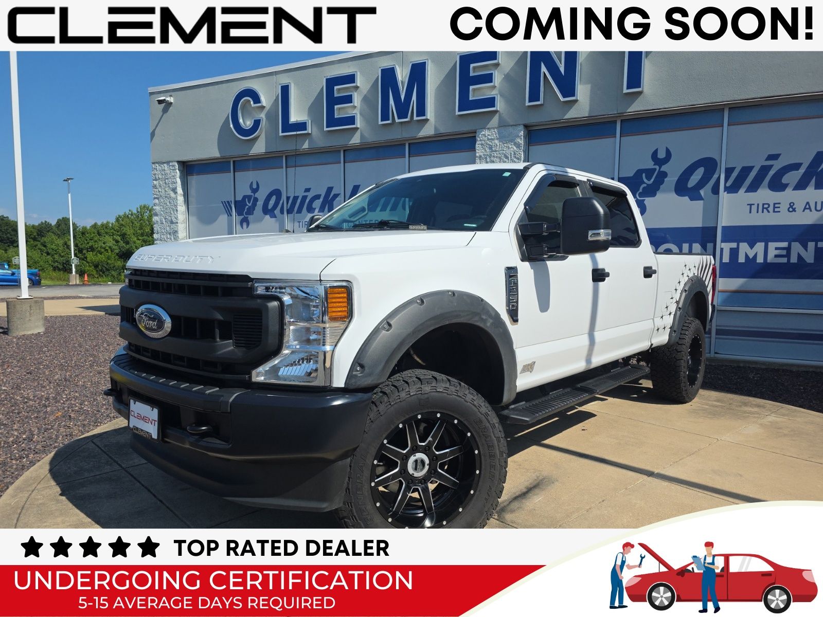 Oxford White 2020 Ford F-250 Super Duty Pickup Truck Four-Wheel Drive 6-Speed Automatic