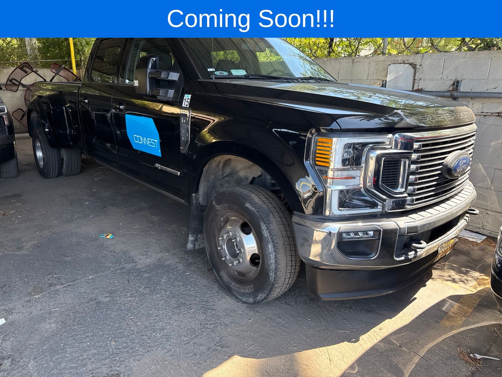 Black Metallic 2021 Ford F-350 Super Duty Pickup Truck Four-Wheel Drive Automatic
