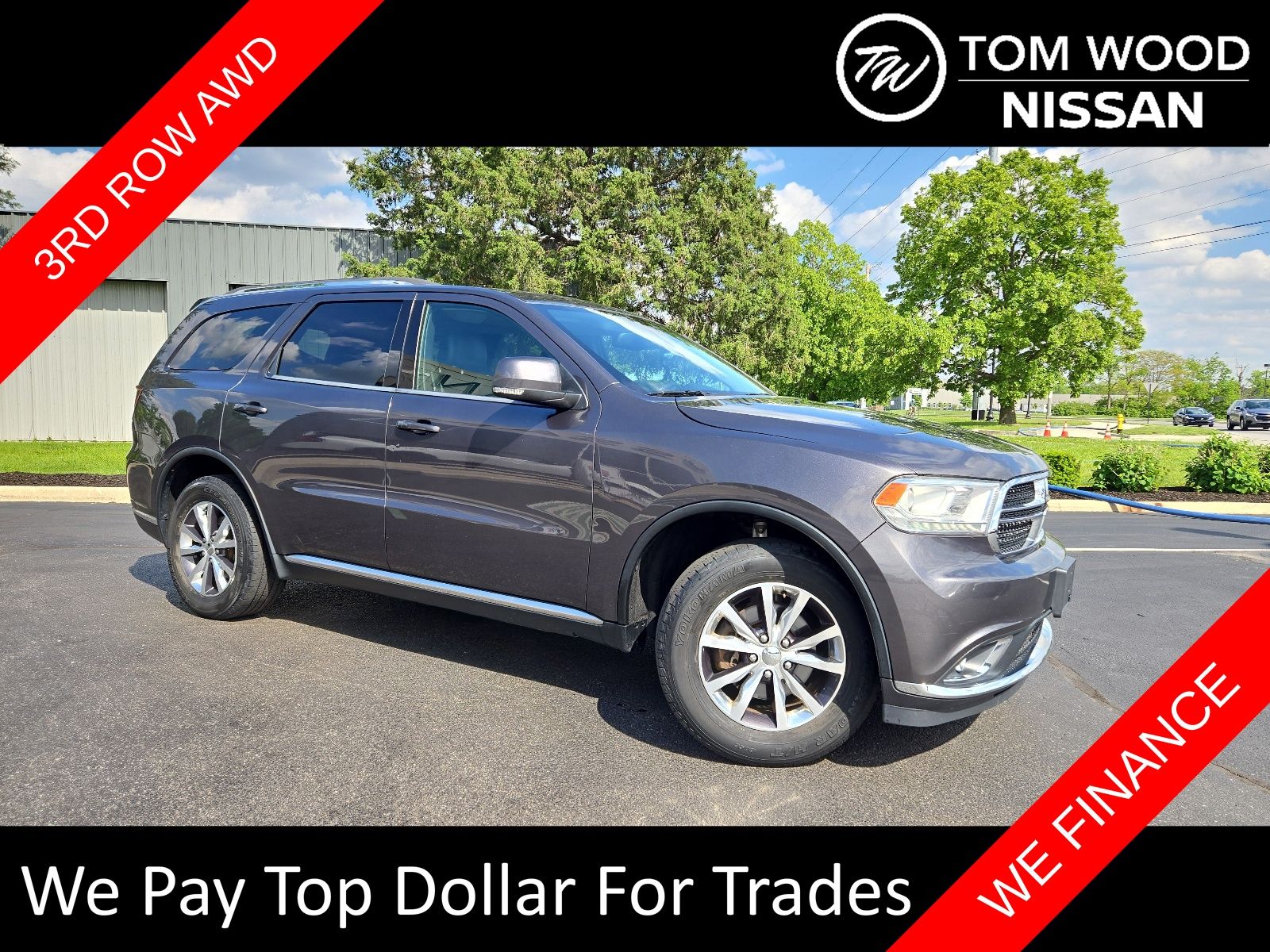 Gray (Granite Crystal Metallic Clearcoat) 2016 Dodge Durango Limited AWD SUV / Crossover All-Wheel Drive 8-Speed Automatic